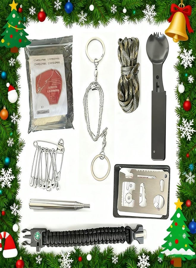 TNDCKP Survival Kit Advent Calendar for Men 2025 - Christmas Countdown Kit with Explorer Tools, Outdoor Survival Gear, Camping Gadgets & Survival, Explorer, and Camping Advent Calendar - Image 5